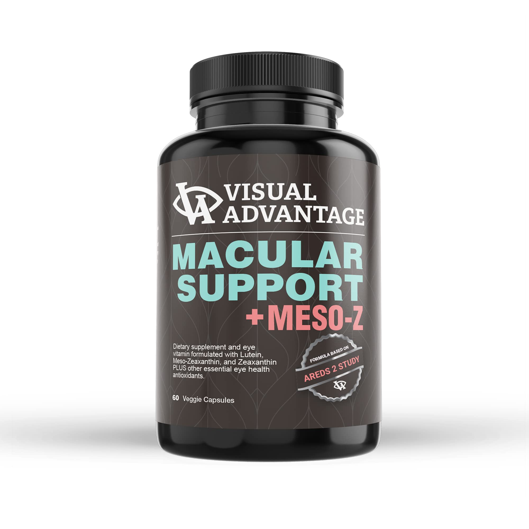 Visual Advantage Macular Support Plus Meso-Z 60 capsules front view