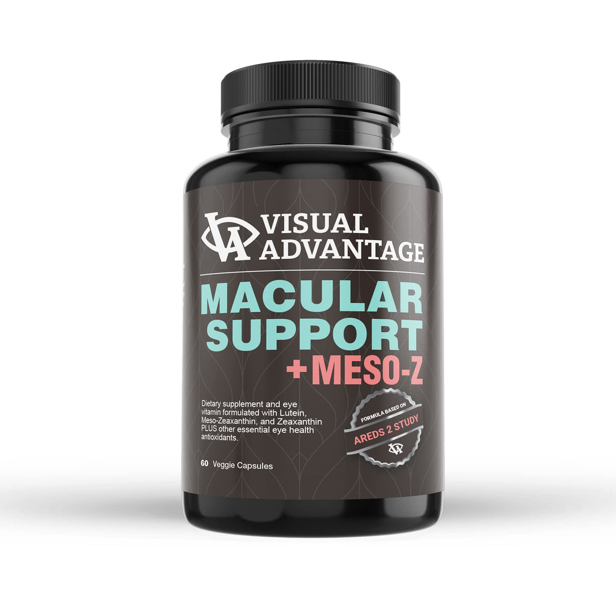 Visual Advantage Macular Support Plus Meso-Z 60 capsules front view