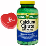 ViT4US Calcium Citrate 600mg 300 Tablets front view