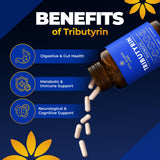 Vita Bloom Labs Tributyrin Postbiotic 55% capsule close-up