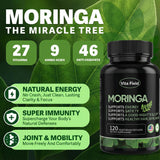 Vita Field Moringa Leaf Capsules bottle with label