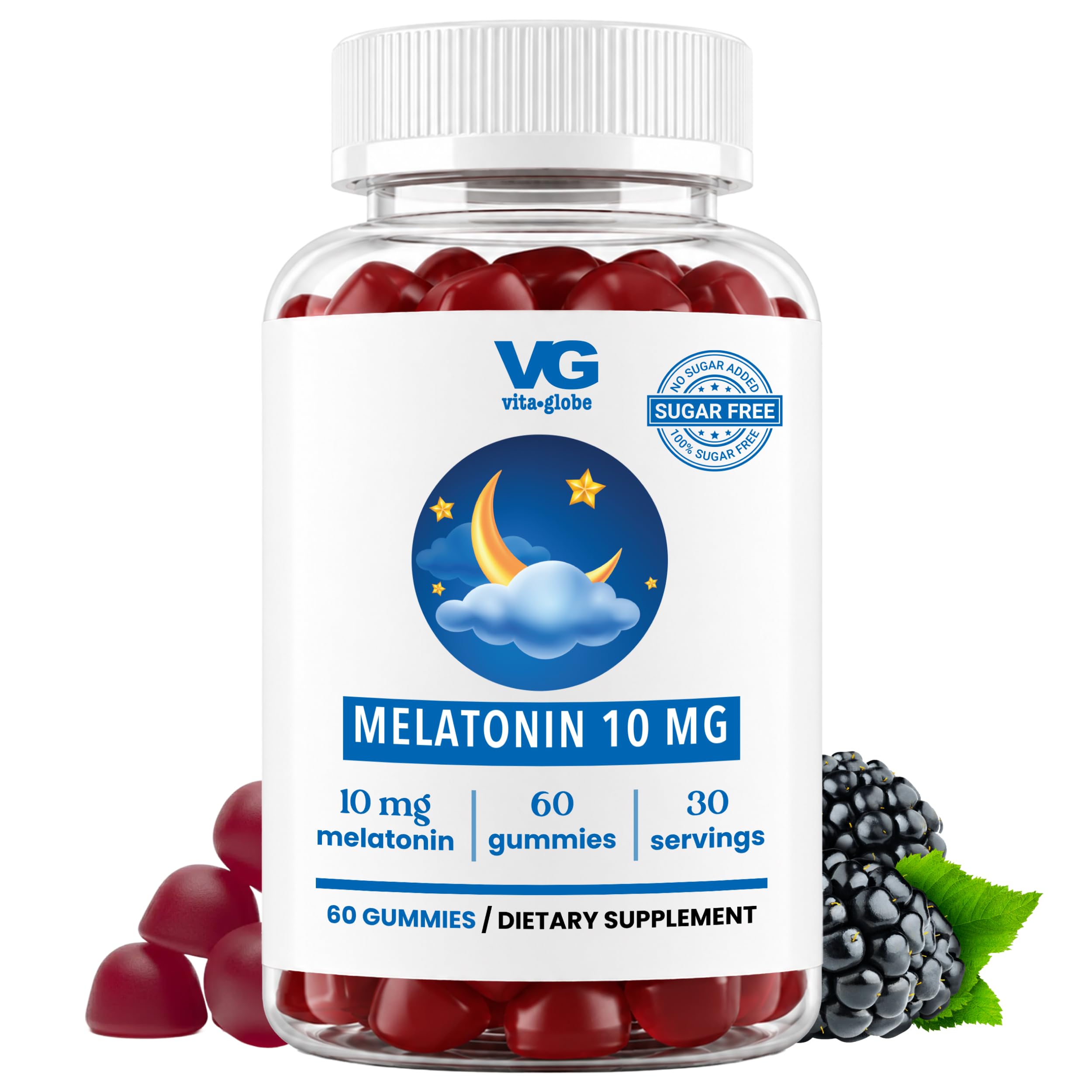 VITA GLOBE Melatonin Gummies 10mg front view