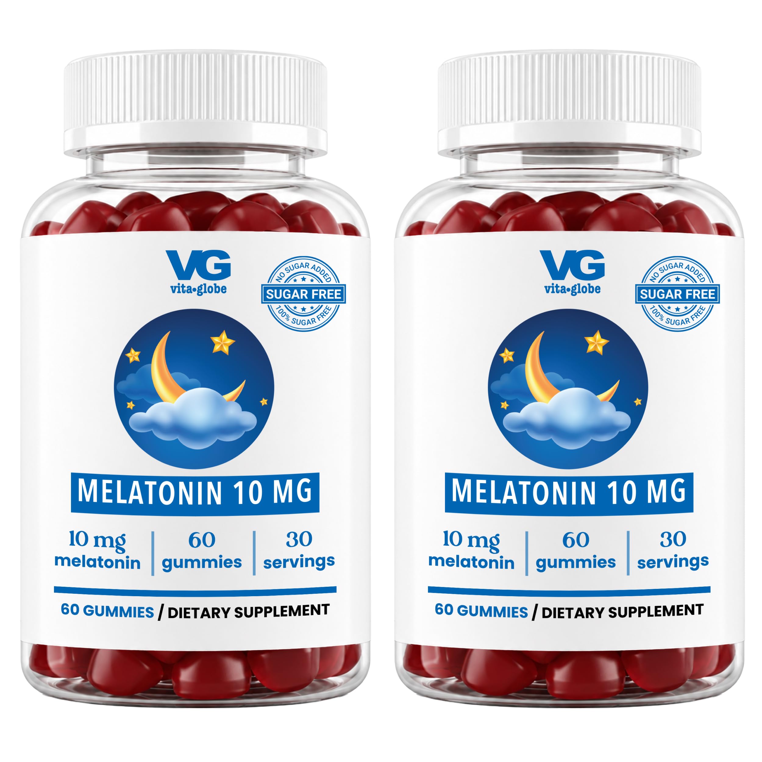 VITA GLOBE Melatonin Gummies 10mg front view of packaging