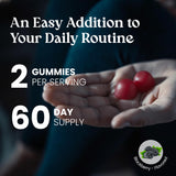 VITA GLOBE Melatonin Gummies 10mg gummies on a table