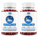 VITA GLOBE Melatonin Gummies 5mg front view of bottle