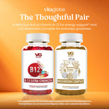 VITA GLOBE Mushroom Complex Gummies opened package showing gummies