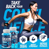 Vita Guard Creatine Gummies back view of packaging