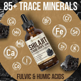 Vita Guard Himalayan Shilajit Liquid Drops on a wooden table