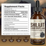 Vita Guard Himalayan Shilajit Liquid Drops packaging side view