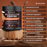 Vita Guard Instant Coffee 10-Mushroom Blend lifestyle scene
