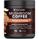Vita Guard Instant Coffee 10-Mushroom Blend packaging front view