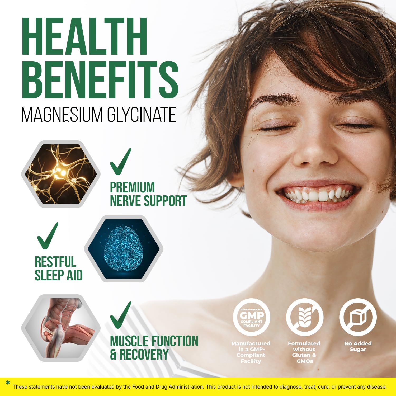 Vita Guard Magnesium Glycinate Liquid 500mg with glass of water