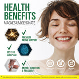 Vita Guard Magnesium Glycinate Liquid 500mg with glass of water