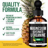 Vita Guard Magnesium Glycinate Liquid Supplement 500mg packaging