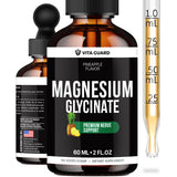 Vita Guard Magnesium Glycinate Liquid Supplement bottle front view