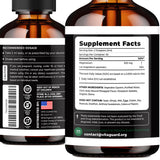Vita Guard Magnesium Glycinate Liquid Supplement bottle side view