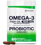 Vita Guard Omega-3 Fish Oil Softgels front view with packaging