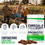 Vita Guard Omega-3 Fish Oil Softgels with ingredients list