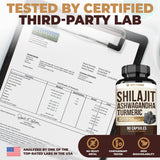 Vita Guard Shilajit Supplement side view of packaging