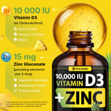 Vita Guard Vitamin D3 Liquid Drops bottle side view