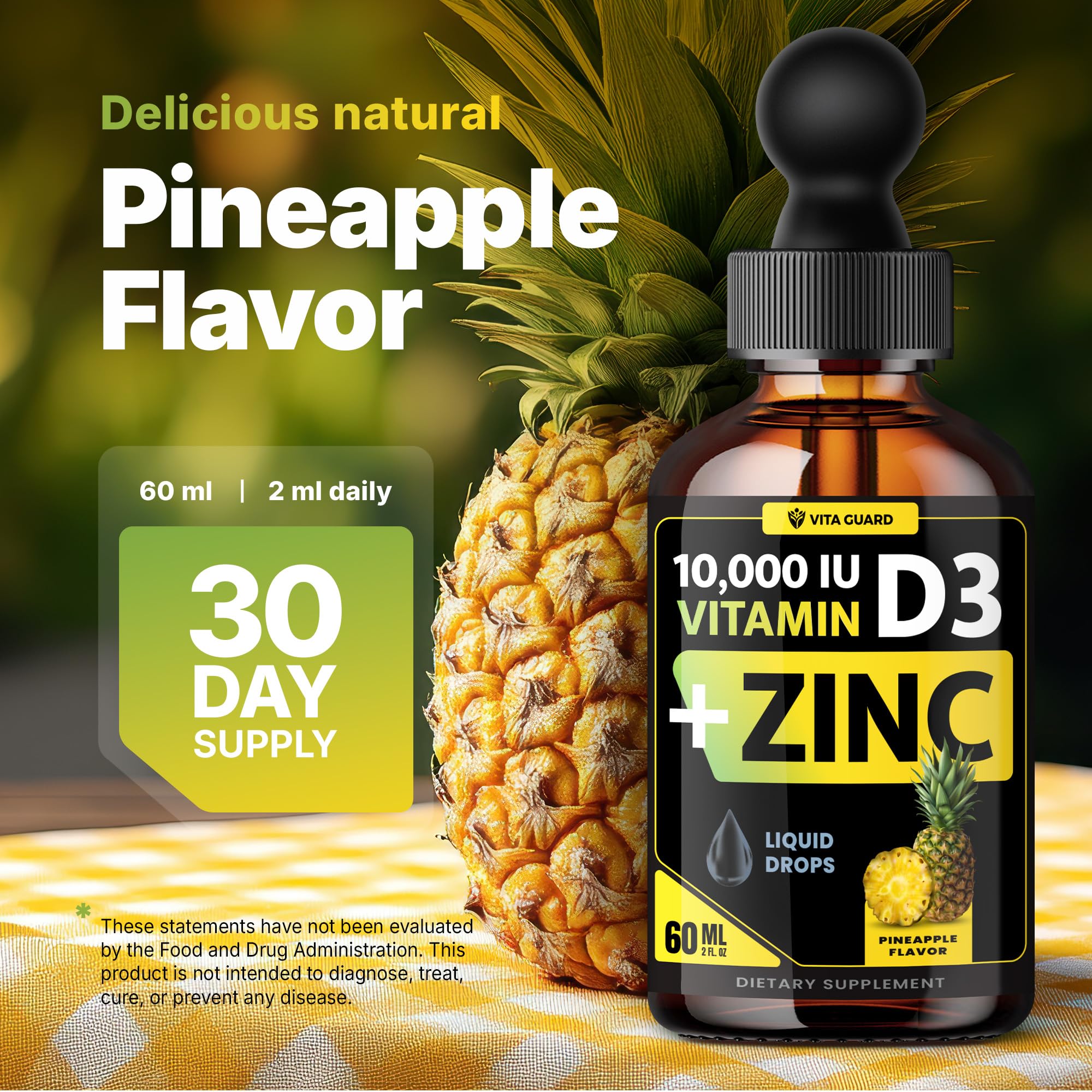 Vita Guard Vitamin D3 Liquid Drops lifestyle scene