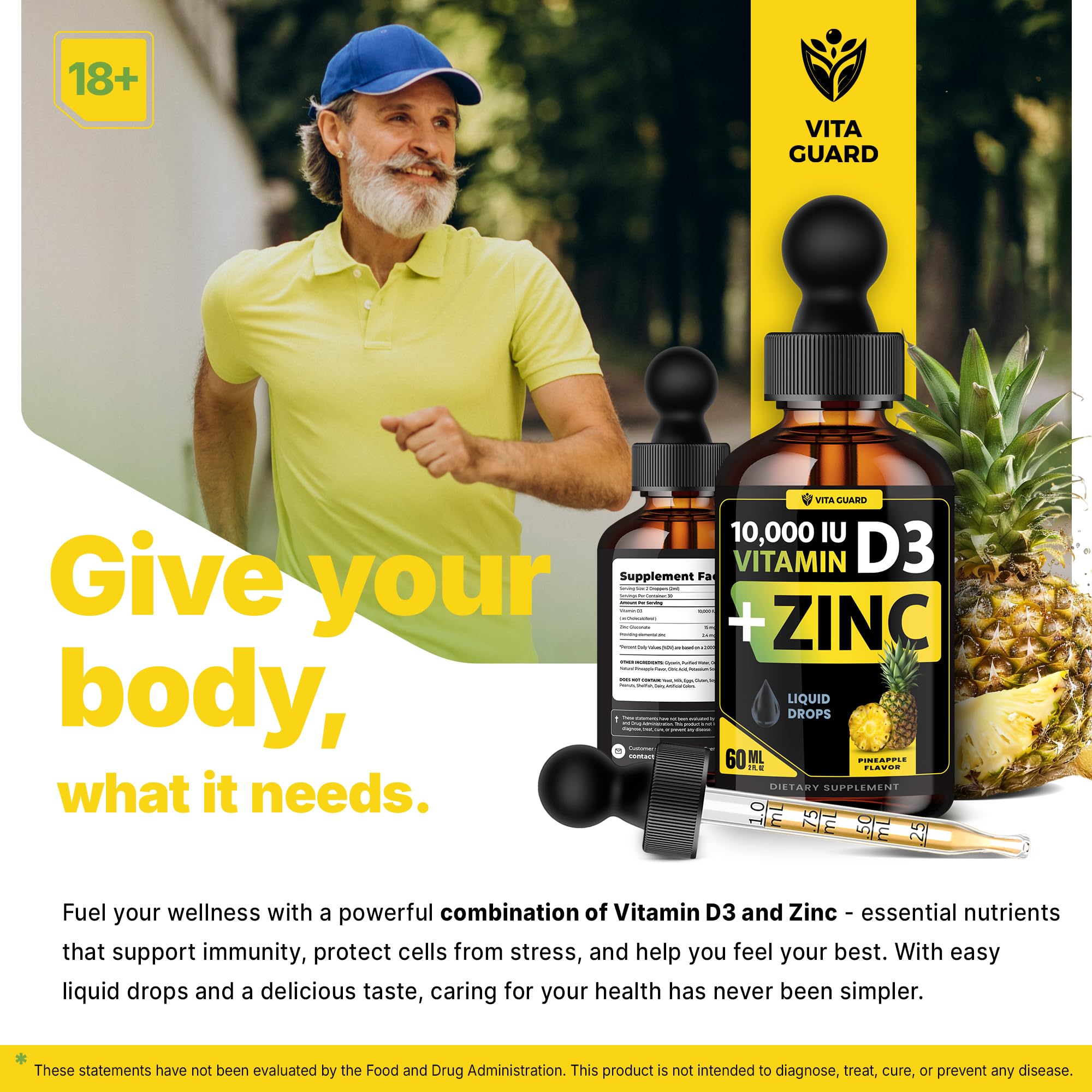 Vita Guard Vitamin D3 Liquid Drops packaging details