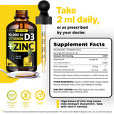 Vita Guard Vitamin D3 Liquid Drops with measurement dropper