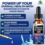 Vita letuo Magnesium Glycinate Liquid Drops 500mg back view