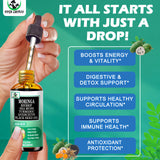Vita letuo Moringa Drops 50g bottle side view