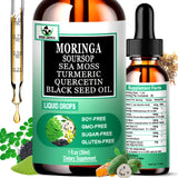 Vita letuo Moringa Drops 50g front view with packaging