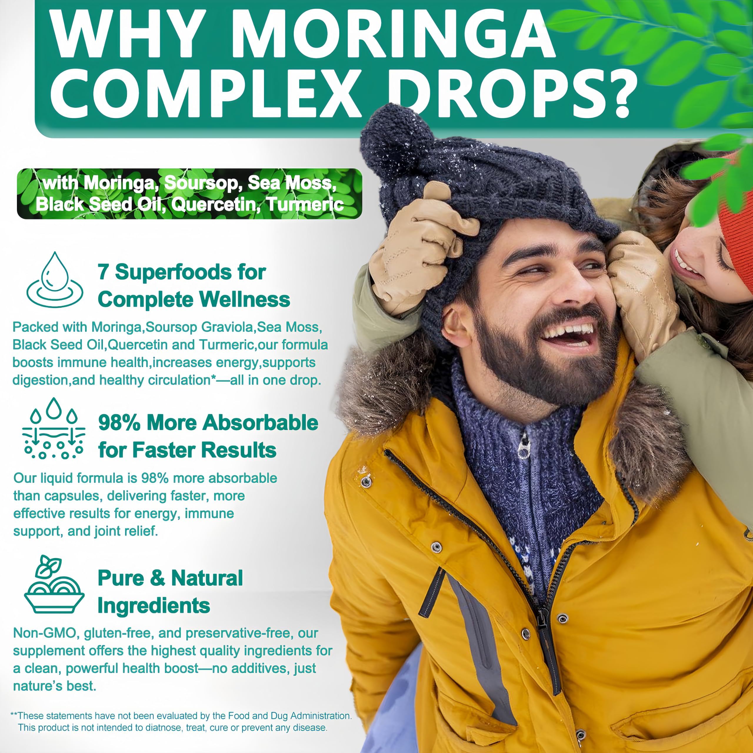 Vita letuo Moringa Drops 50g ingredients list