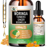 Vita letuo Moringa Liquid Drops front view with packaging