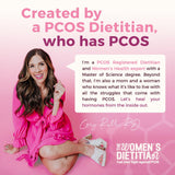 VITA-PCOS Cortisol Balance Supplement with a glass of water