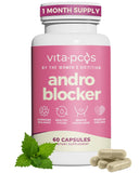 VITA-PCOS Stinging Nettle Supplement bottle front view with 60 capsules