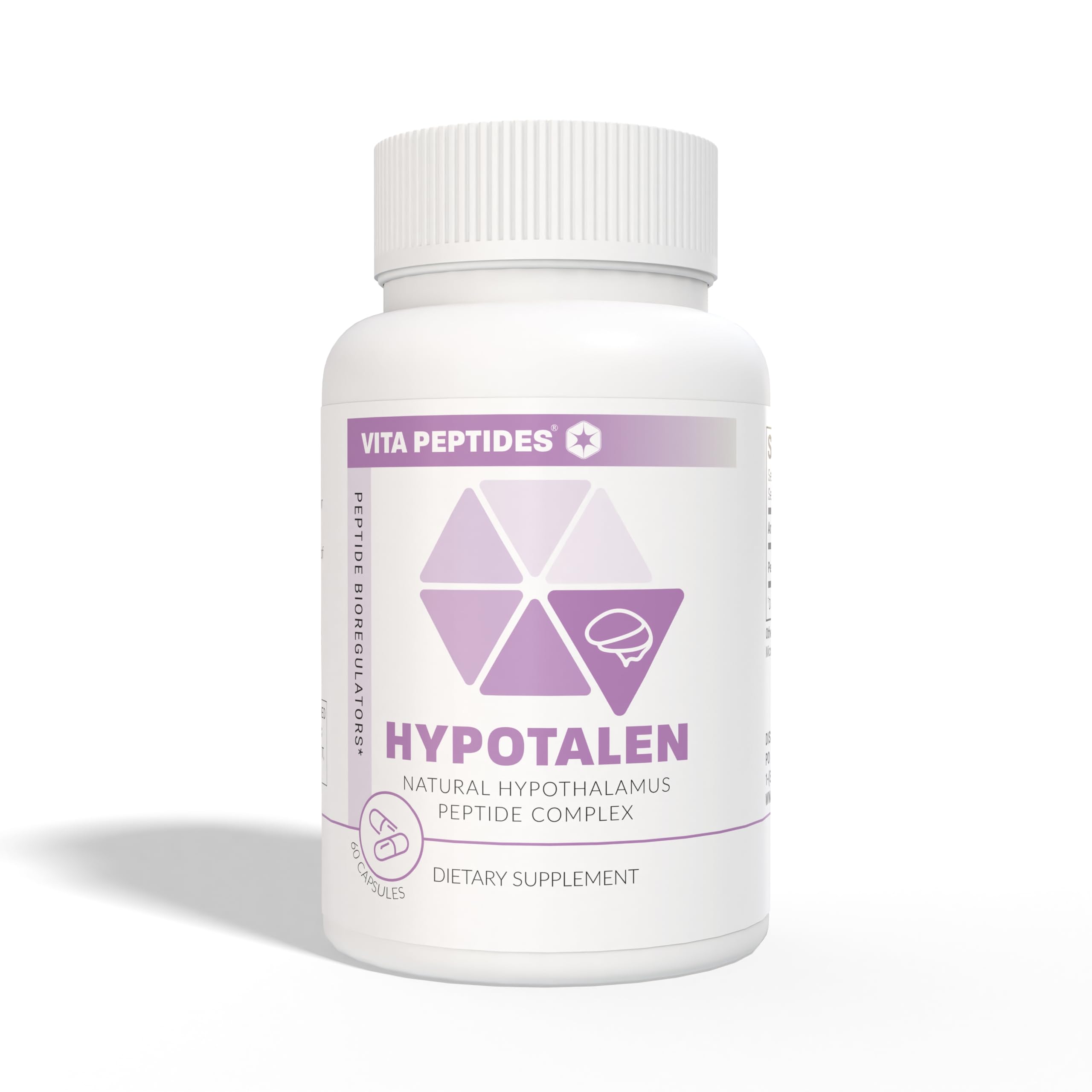 Vita Peptides Hypotalen capsules close-up showing size and shape