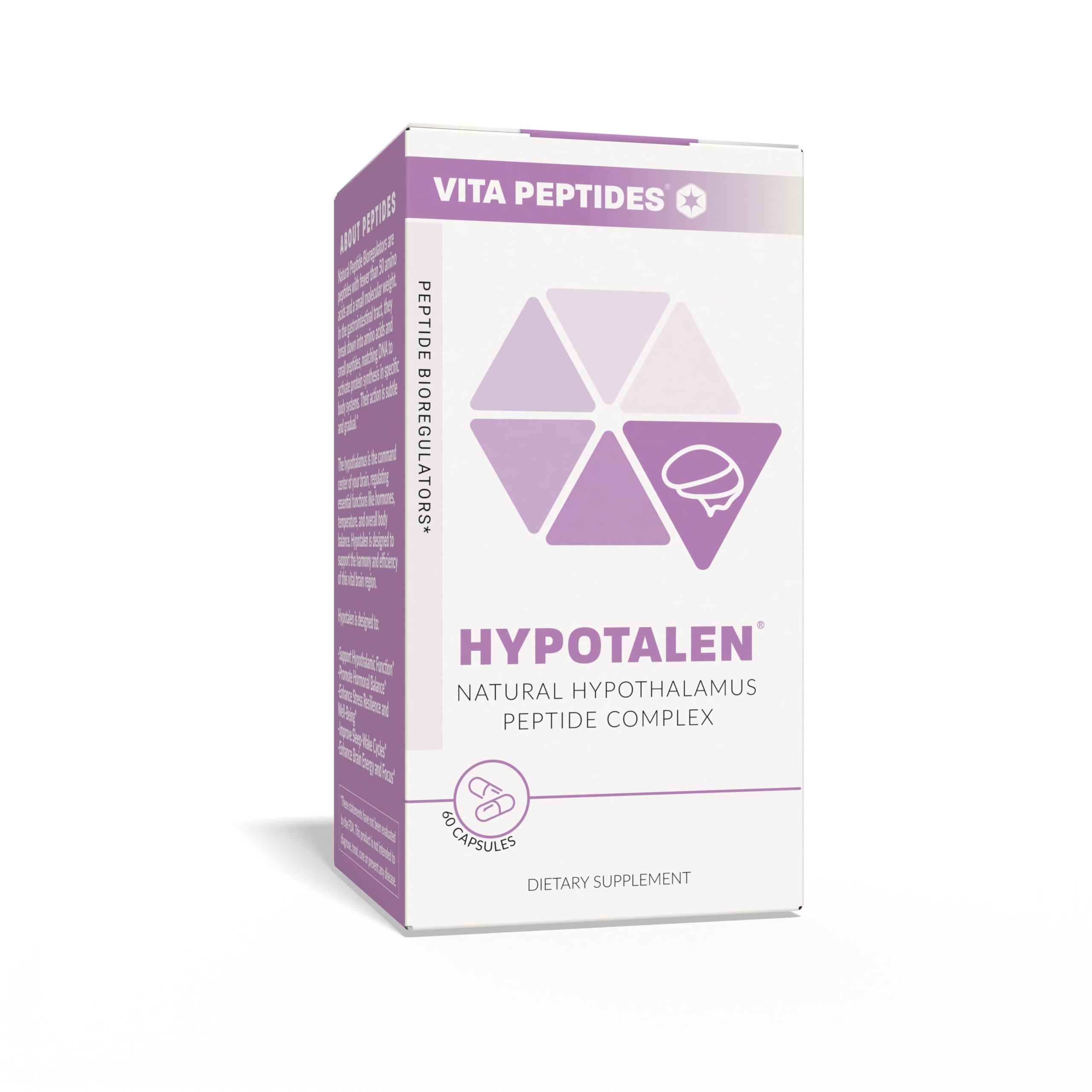 Vita Peptides Hypotalen packaging with nutritional information