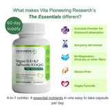 Vita Pioneering Research Vitamin D3 & K2 capsules packaging