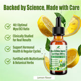 Vita PLynxera Inositol Liquid Drops ingredients list on label