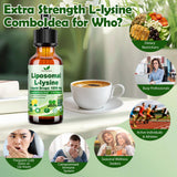 Vita PLynxera L-Lysine 1000mg Liquid Drops on a kitchen counter