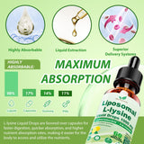 Vita PLynxera L-Lysine Liquid Drops 1000mg with lemon