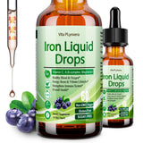 Vita PLynxera Liquid Iron Drops bottle front view