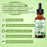 Vita PLynxera Liquid Iron Drops packaging side view