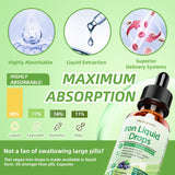 Vita Plynxera Liquid Iron Drops with vitamin labels