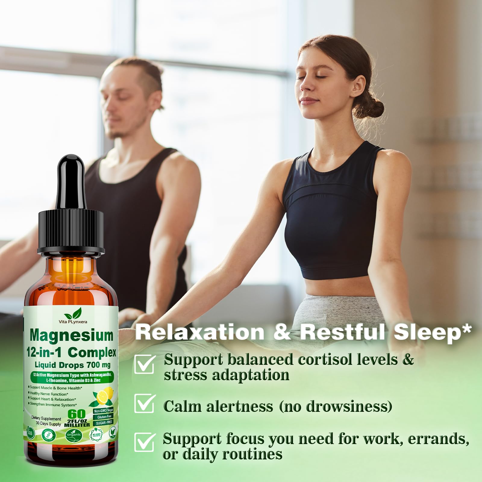 Vita PLynxera Magnesium 12-in-1 Complex Liquid Drops dosage instructions
