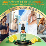 Vita PLynxera Magnesium 12-in-1 Complex Liquid Drops in a glass