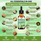 Vita PLynxera Magnesium Complex Liquid Drops 12-in-1 bottle with lemon flavour