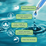 Vita PLynxera Methyl B Complex Liquid Drops in a glass of water