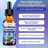 Vita PLynxera Moringa Supergreens Liquid Drops dosage measurement