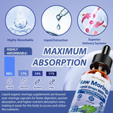 Vita PLynxera Moringa Supergreens Liquid Drops with smoothie ingredients