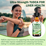 Vita PLynxera TUDCA Liquid Drops 1200mg label close-up
